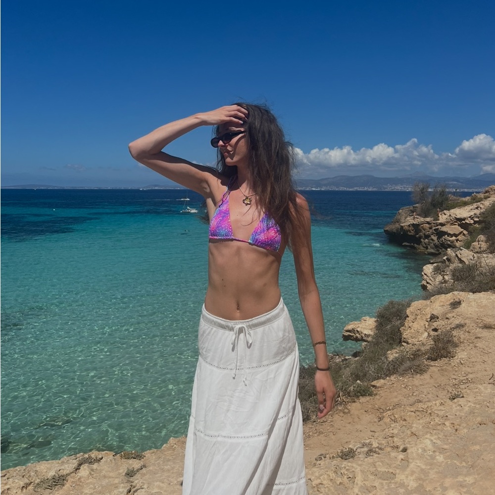 Long White Skirt